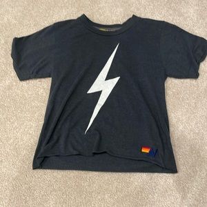 aviator nation lighting bult t-shirt